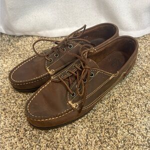 Vintage Bass Leather Lace Ups Loafers Oxford Shoes‎ 8.5M